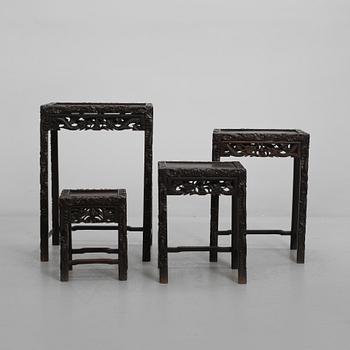 SATSBORD, 4 st, Kina, 1900-talets andra hälft.