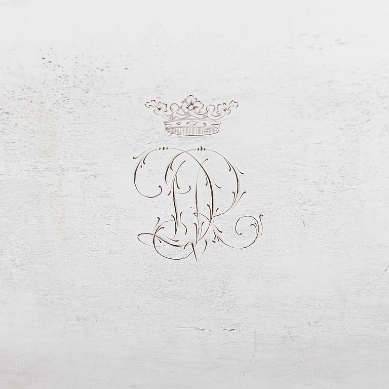 Carl Fredrik Carlman, skål, silver, Stockholm 1955.