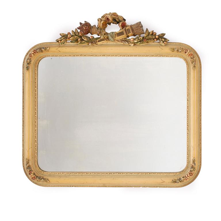 SPEGEL, Gustaviansk stil, omkr 1900.