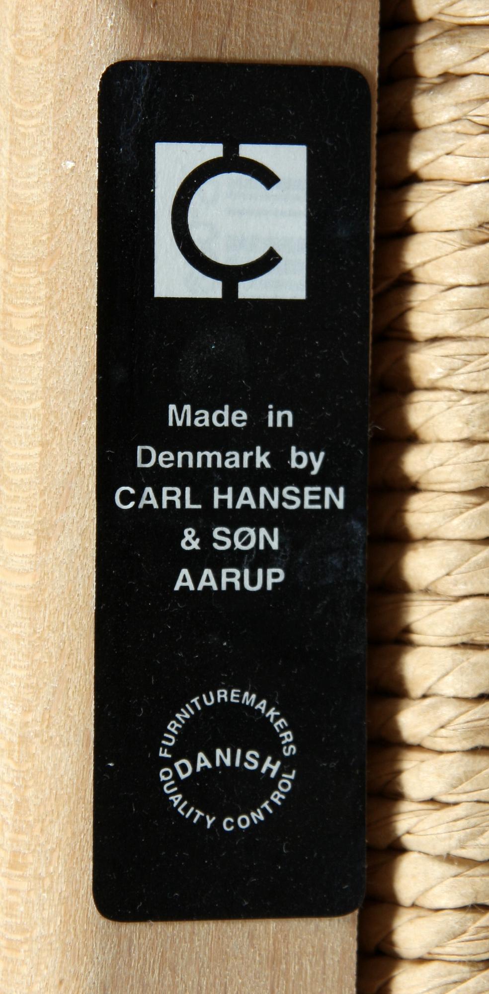 STOLAR, 6 st, "Y-stolen", Hans J. Wegner, Carl Hansen & Son.