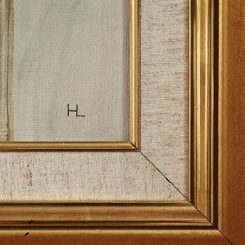 HILDING LINNQVIST, olja på duk, monogramsign HL.