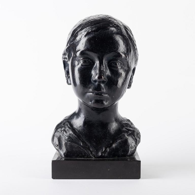 Gudmar Olovson, skulptur. Brons. Signerad. Numrerad. Gjutarstämpel. Total höjd 27 cm.