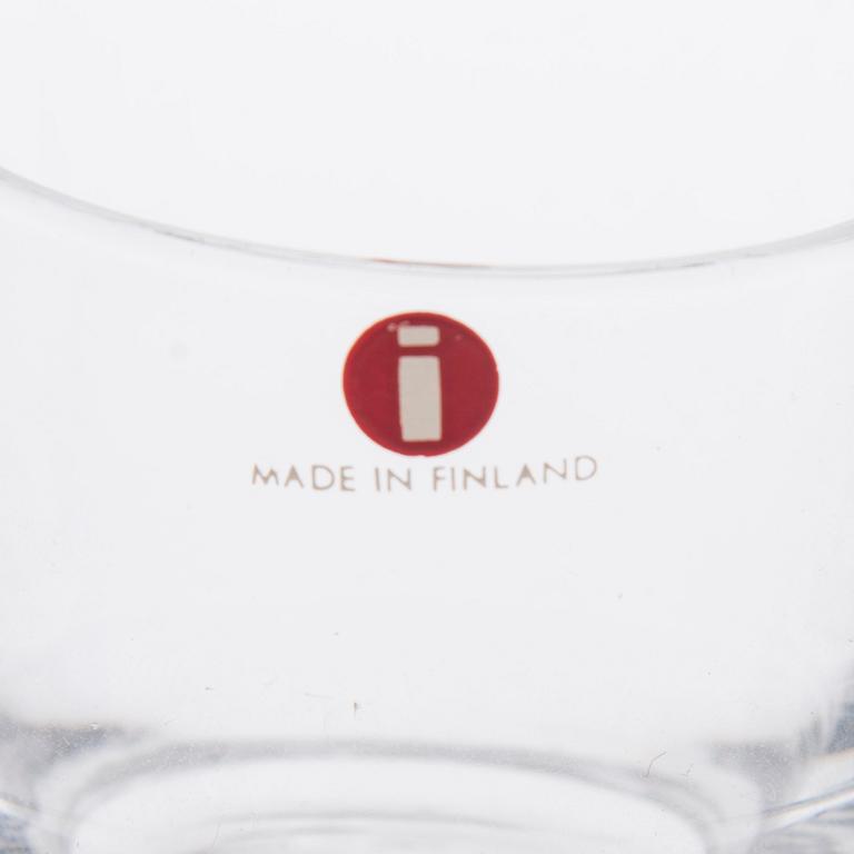 SNAPSGLAS, 6 st, "Isbrytare" Tapio Wirkkala, 1900-talets senare hälft.