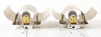 Sven Ivar Dysthe, a pair of 'Butterfly' wall lights, Hövik, Norway, second half of the 20th century.