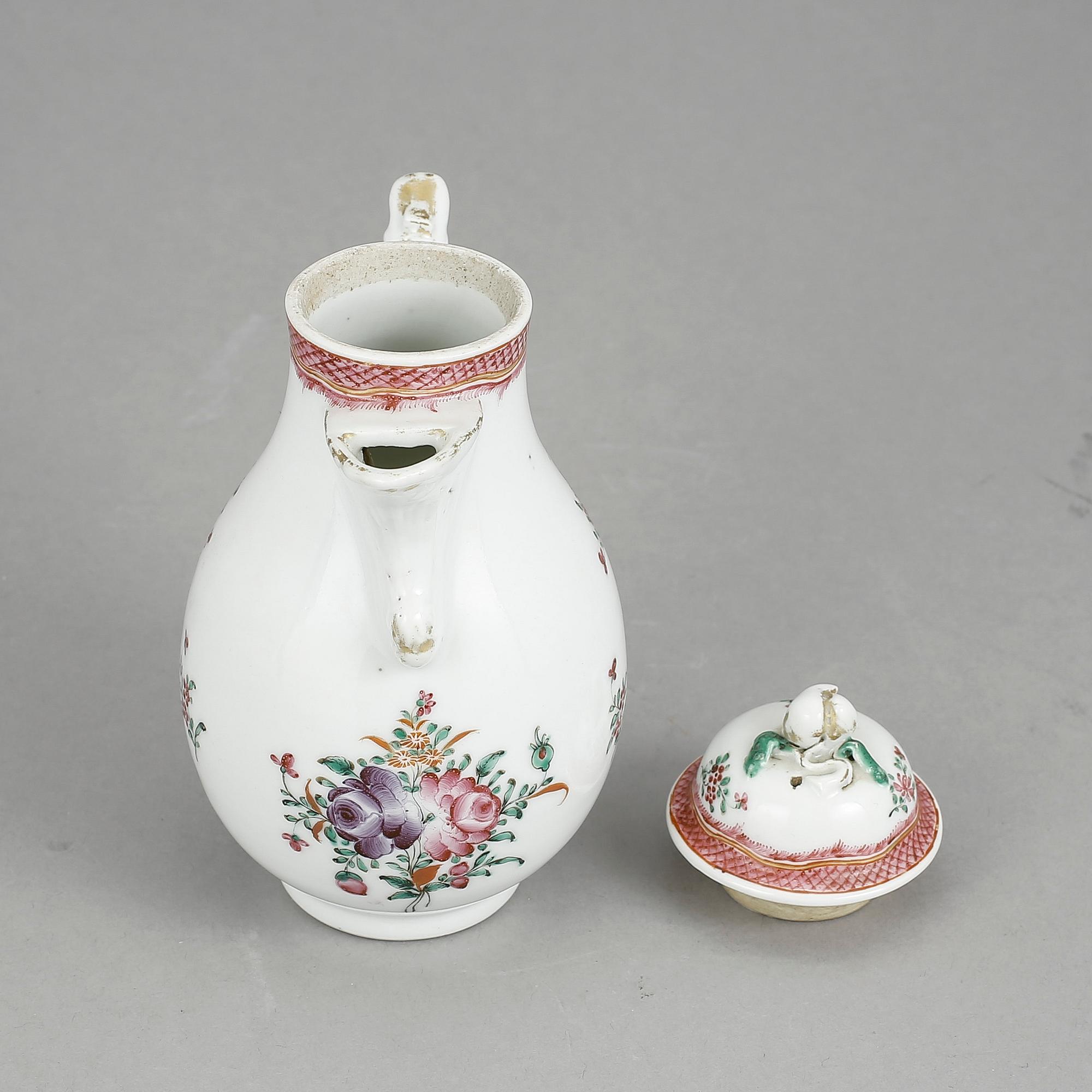 KANNA, porslin, Qingdynastin, Qianlong (1736-95).