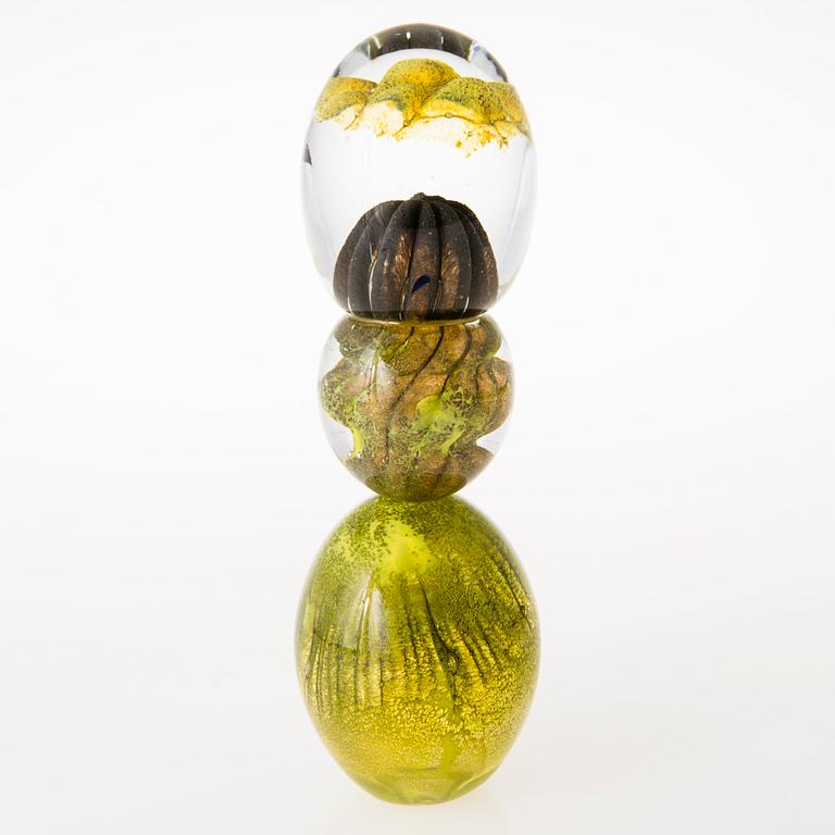 TIINA NORDSTRÖM, a 'Cactus' scupture signed Tiina Nordström Iittala 1991.