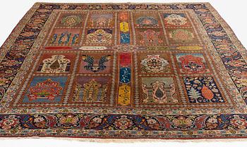 A carpet, semi-antique, Tabriz, signed Seylabi, ca 355 x 278 cm.