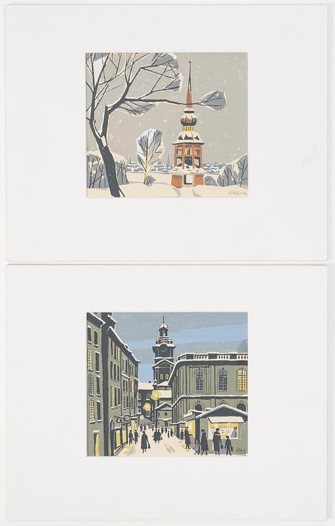 Lars Erik Falk, Stockholm motifs.