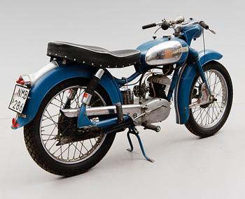 MOTORCYKEL, Husqvarna 281 Drömbågen, 1953.