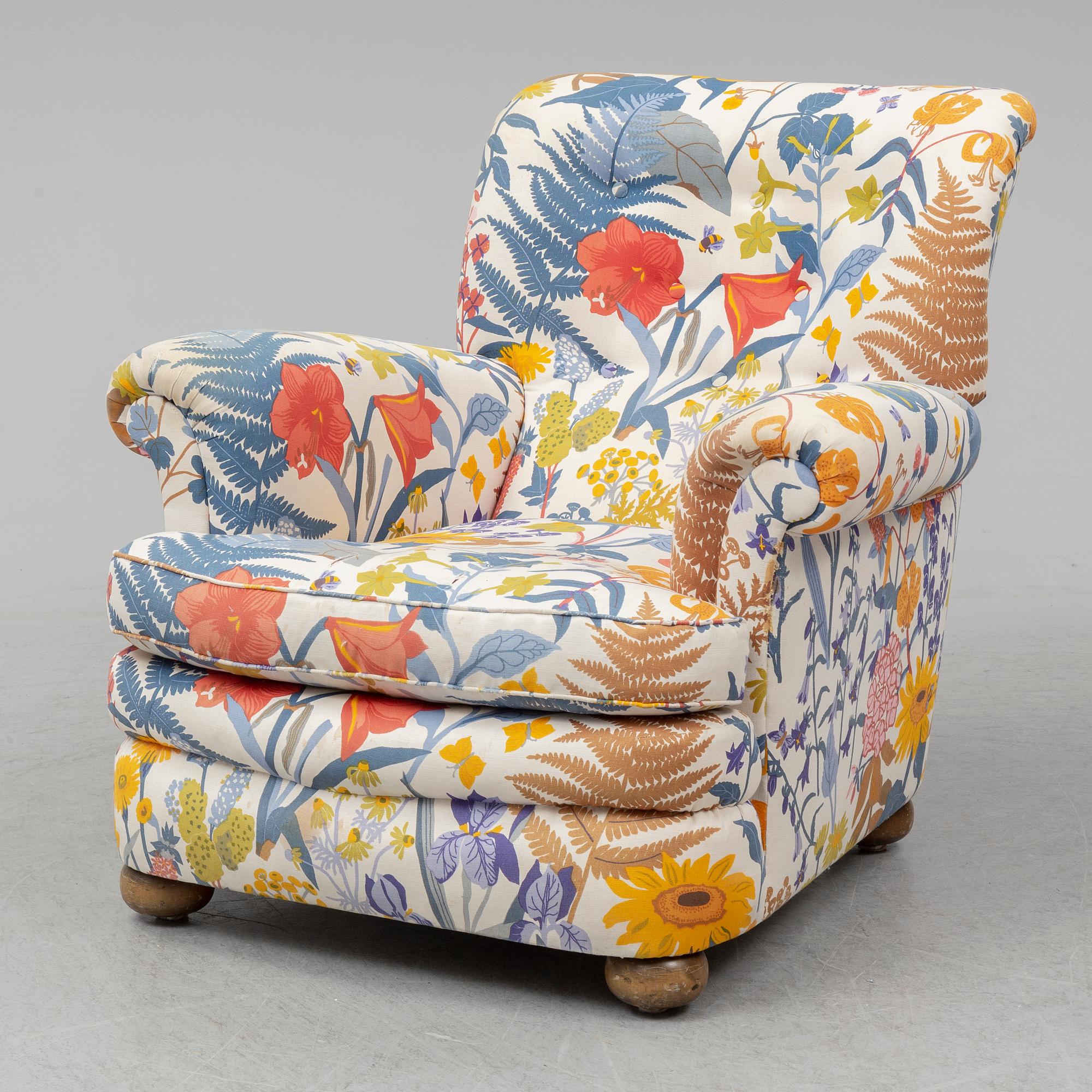 JOSEF FRANK, fåtölj, modell 336, Firma Svenskt Tenn.