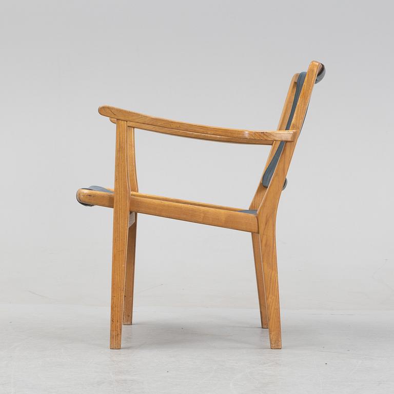 Axel Larsson, an oak armchair, SMF (Svenska Möbelfabrikerna Bodafors), 1930/1940's.