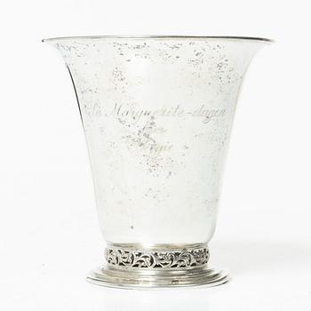 K Anderson, bägare, silver, Stockholm 1931.