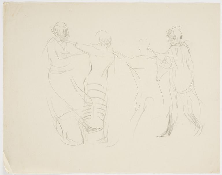 Lotte Laserstein, Skisser, 14 stycken.