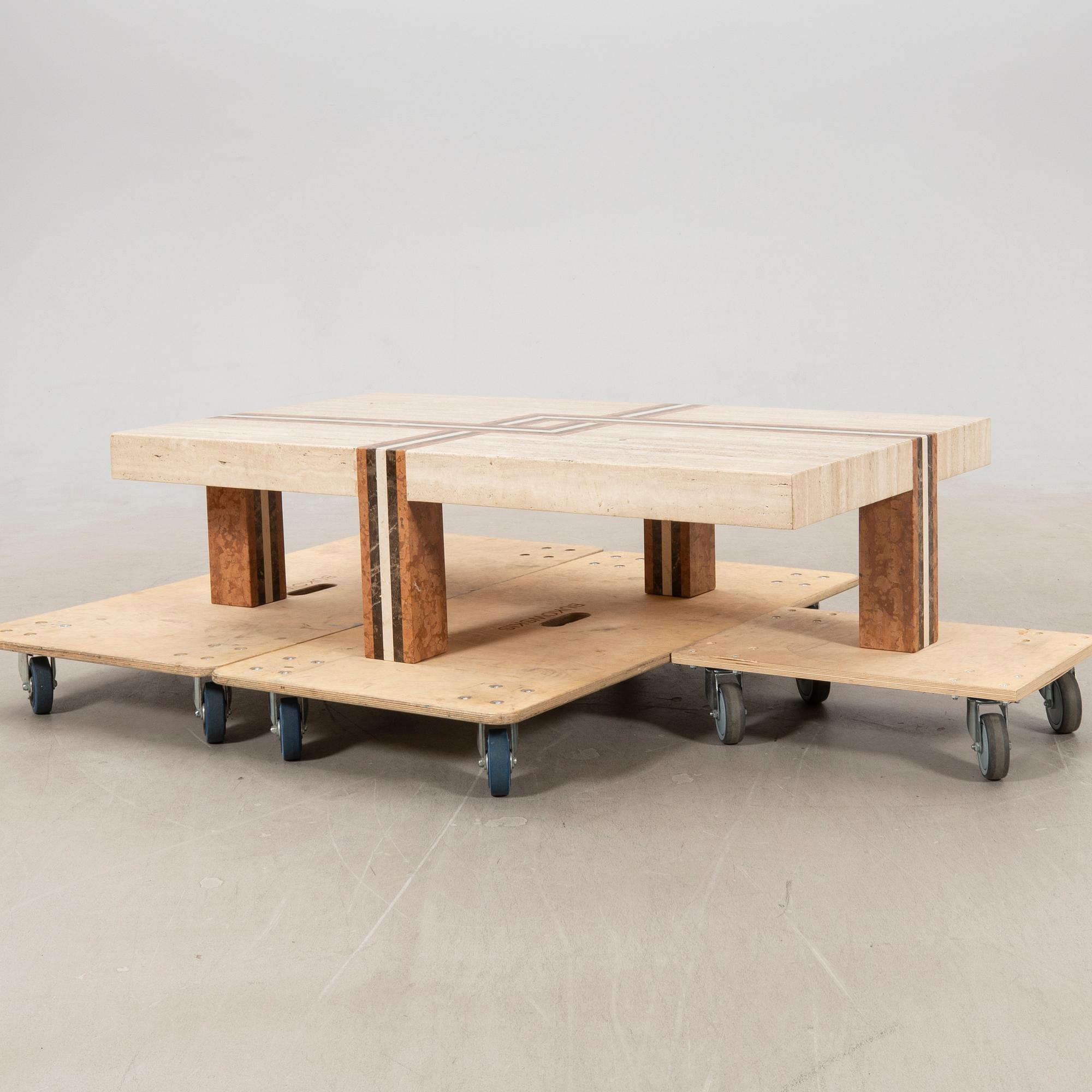 Soffbord, 1900-talets senare del.