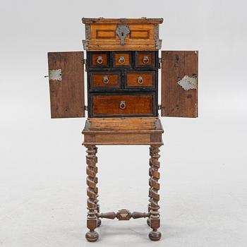 A Baroque style cabinet, late 19th Century.