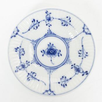 Royal Copenhagen, dinner and coffee service, 81 pcs, Blue Fluted, Full and Half Lace.