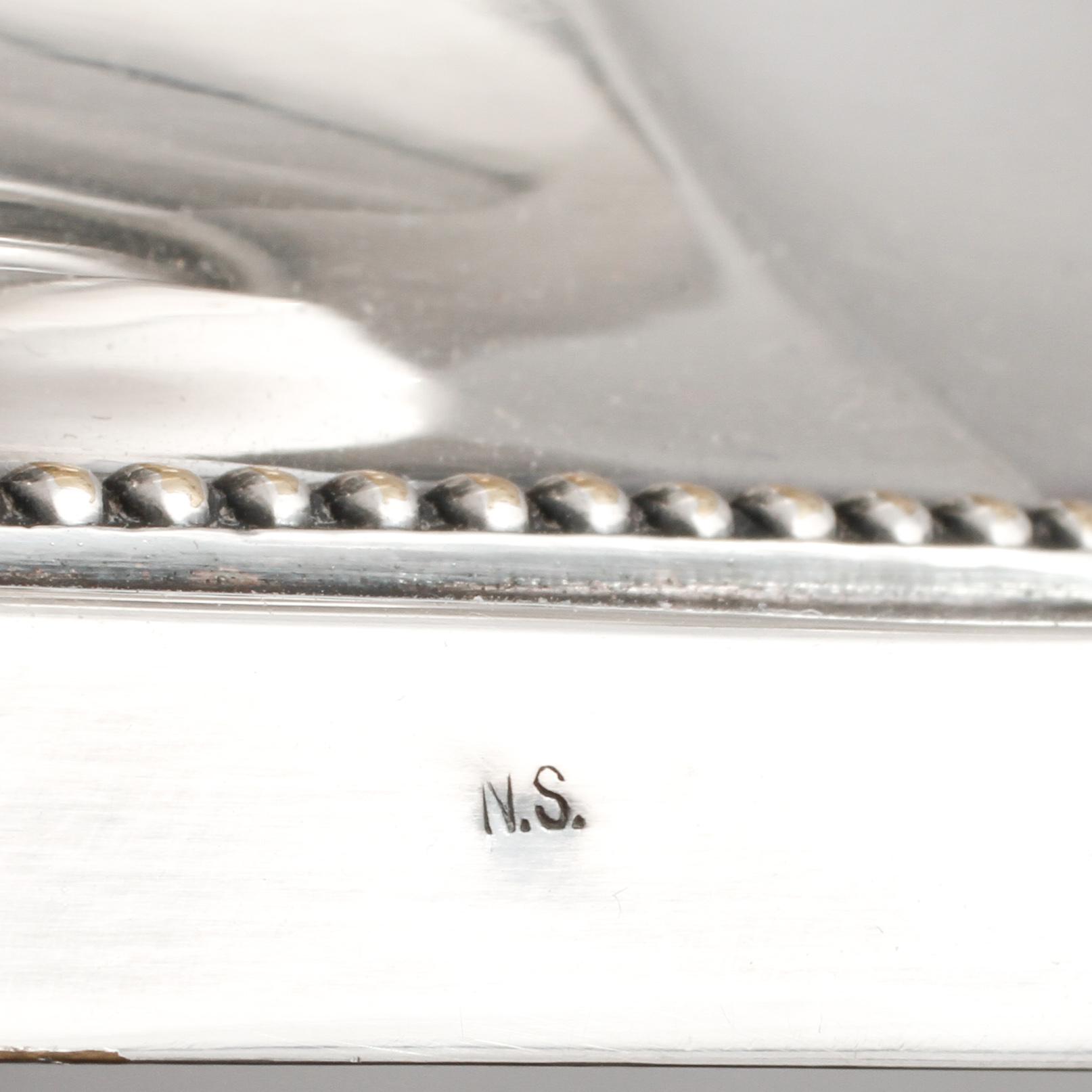 JARDINJÄR, nysilver och glas, 1900-talets första kvartal.