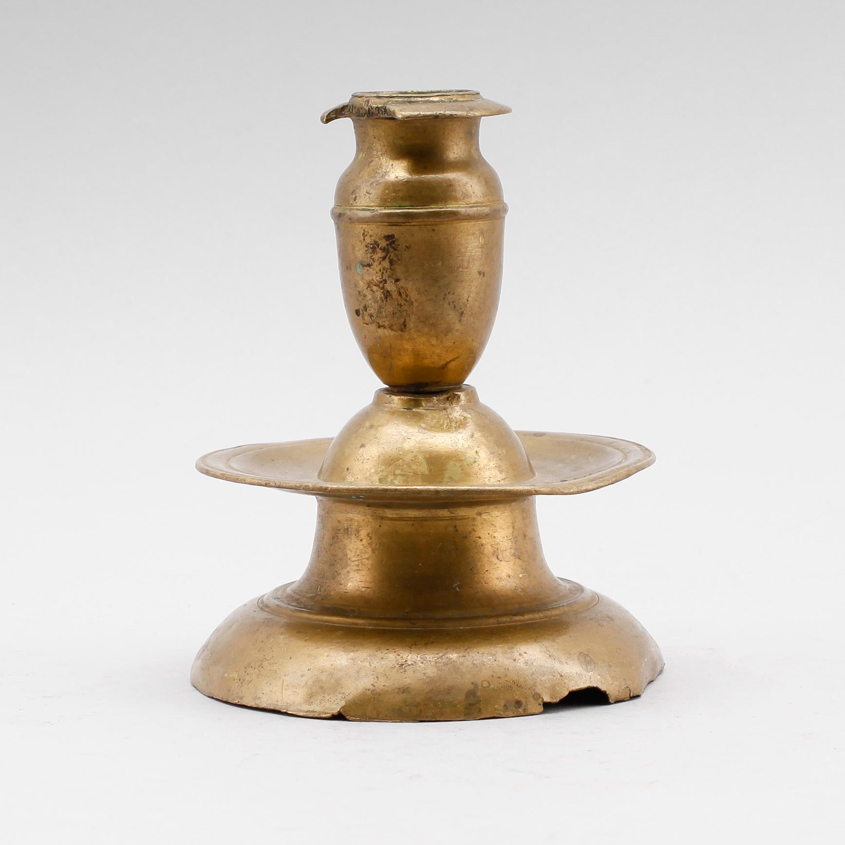 LJUSSTAKE, barock, brons, 1600-tal.