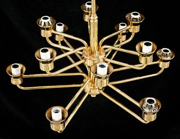 TAKLAMPA, T. Røste & Co., 1960-tal. Höjd ca 120 cm.