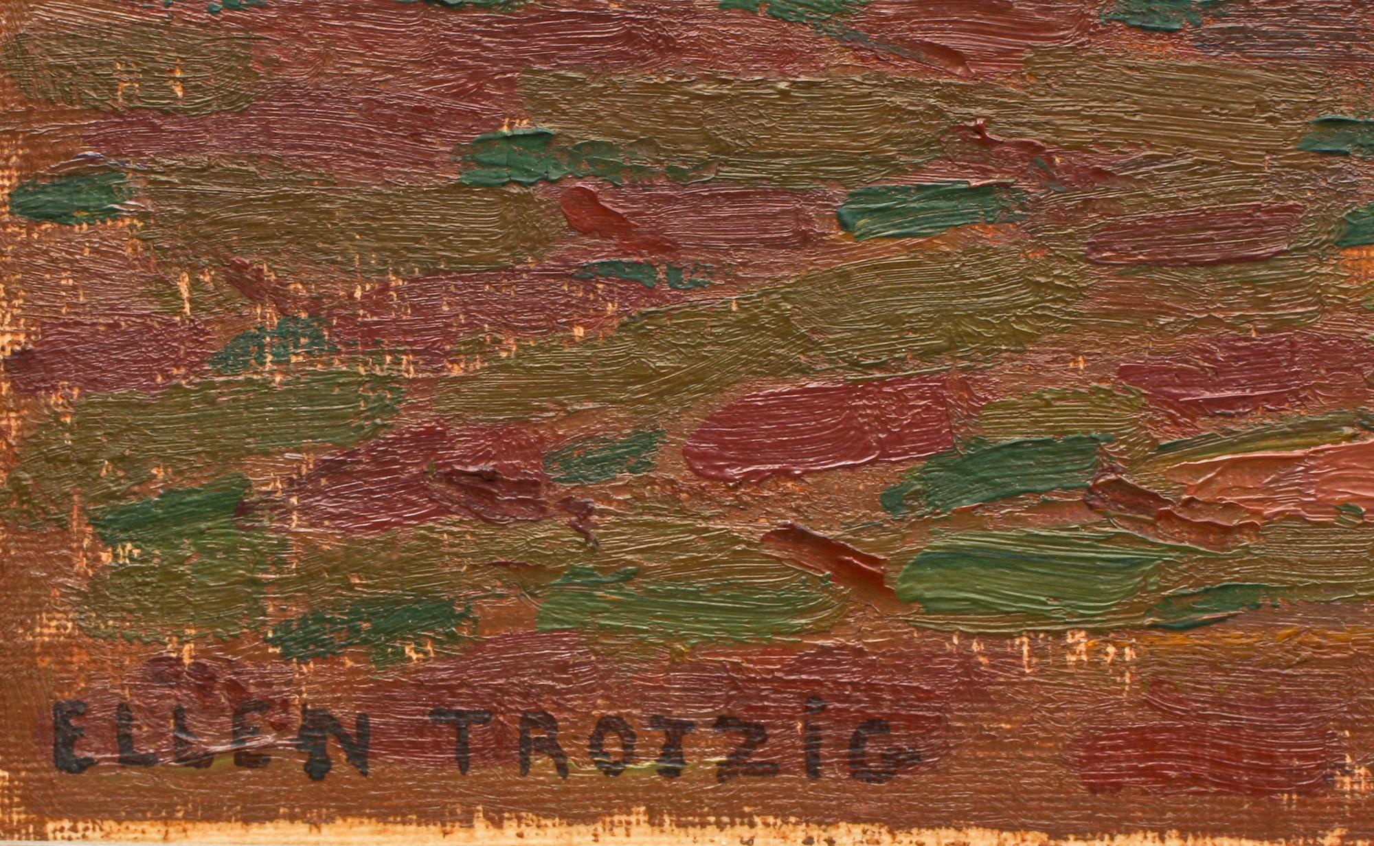ELLEN TROTZIG, olja på duk, sign.