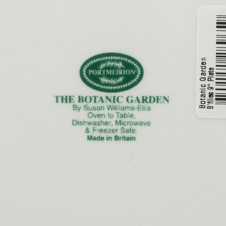 Susan Williams-Ellis, frukostservis, porslin, 25 delar," The Botanic Garden", Portmeirion, England.