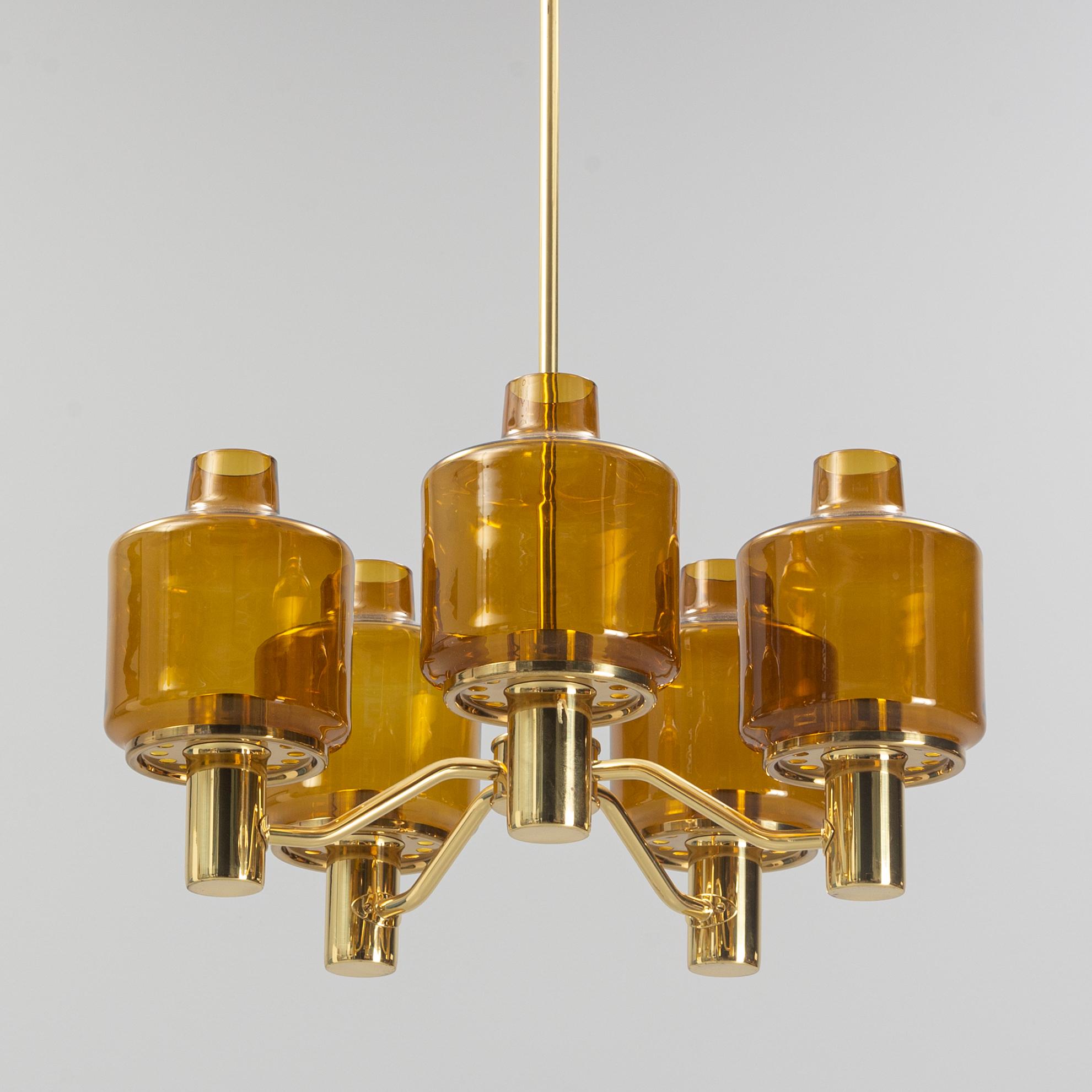 A ceiling lamp, "T507", by Hans-Agne Jakobsson, Sweden, Markaryd.