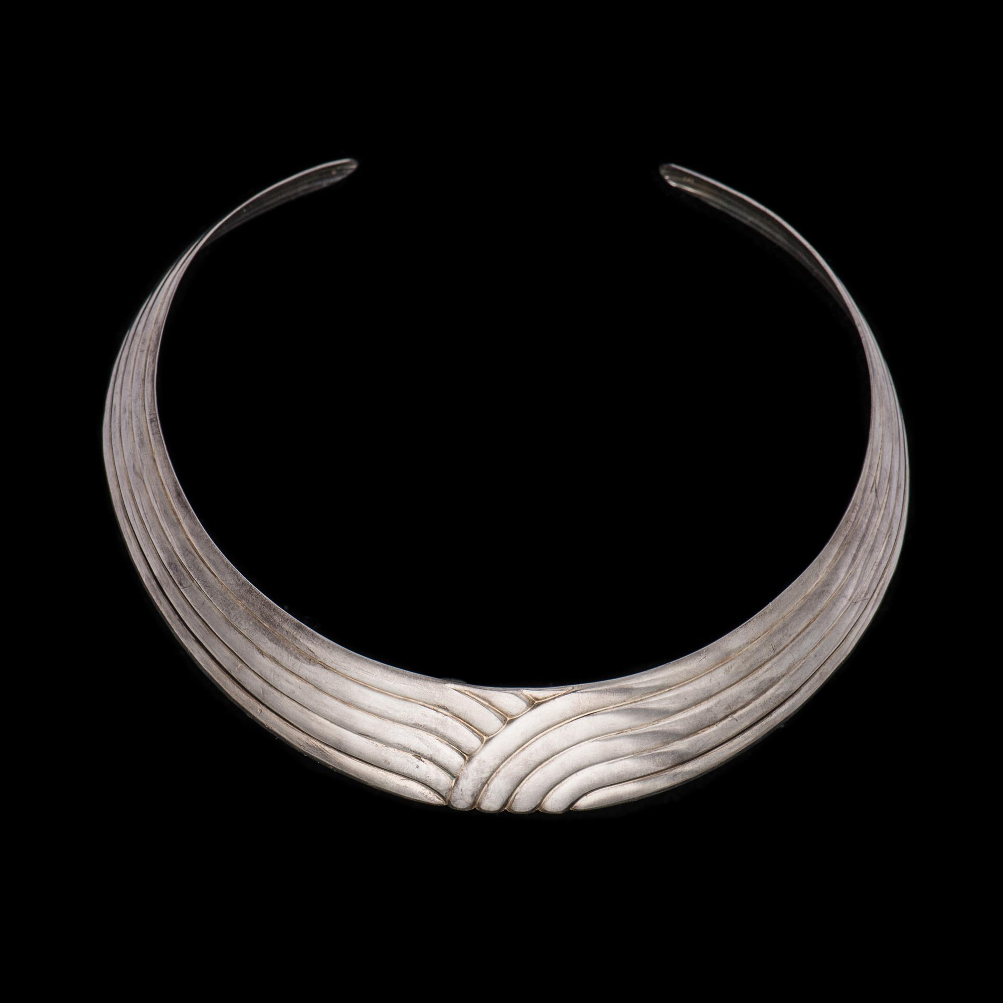 HALSBAND, silver, finska kontrollstämplar.