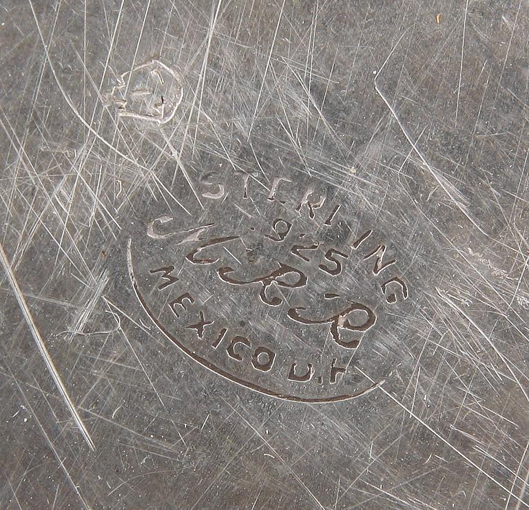 FAT, 2 st, silver, Mexiko, 1900-tal. Vikt tot 1096 g.