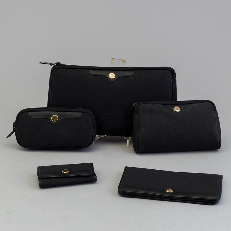 A set of 7 pieces from Christan Dior.