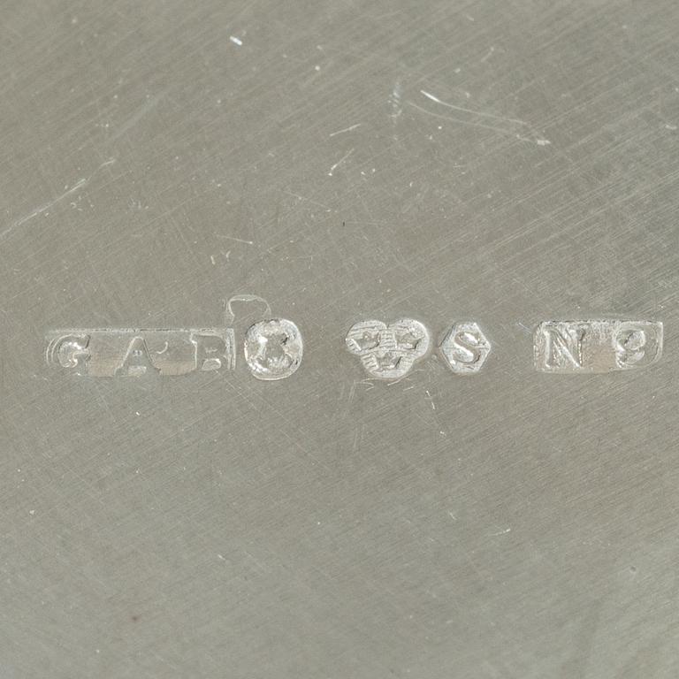 Twelve Swedish silver cups, mark of CG Hallberg and GAB, Stockholm 1959-1963.