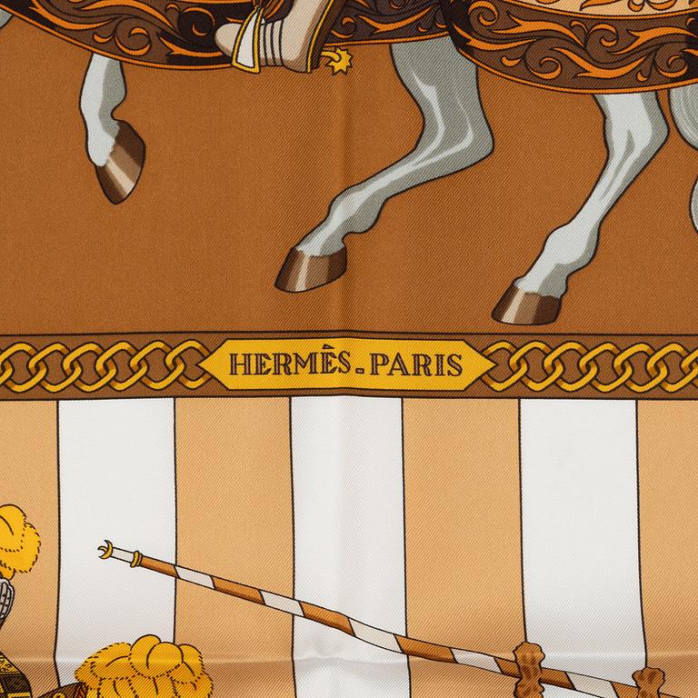 Hermès, scarf, "Chocs En Plumes".