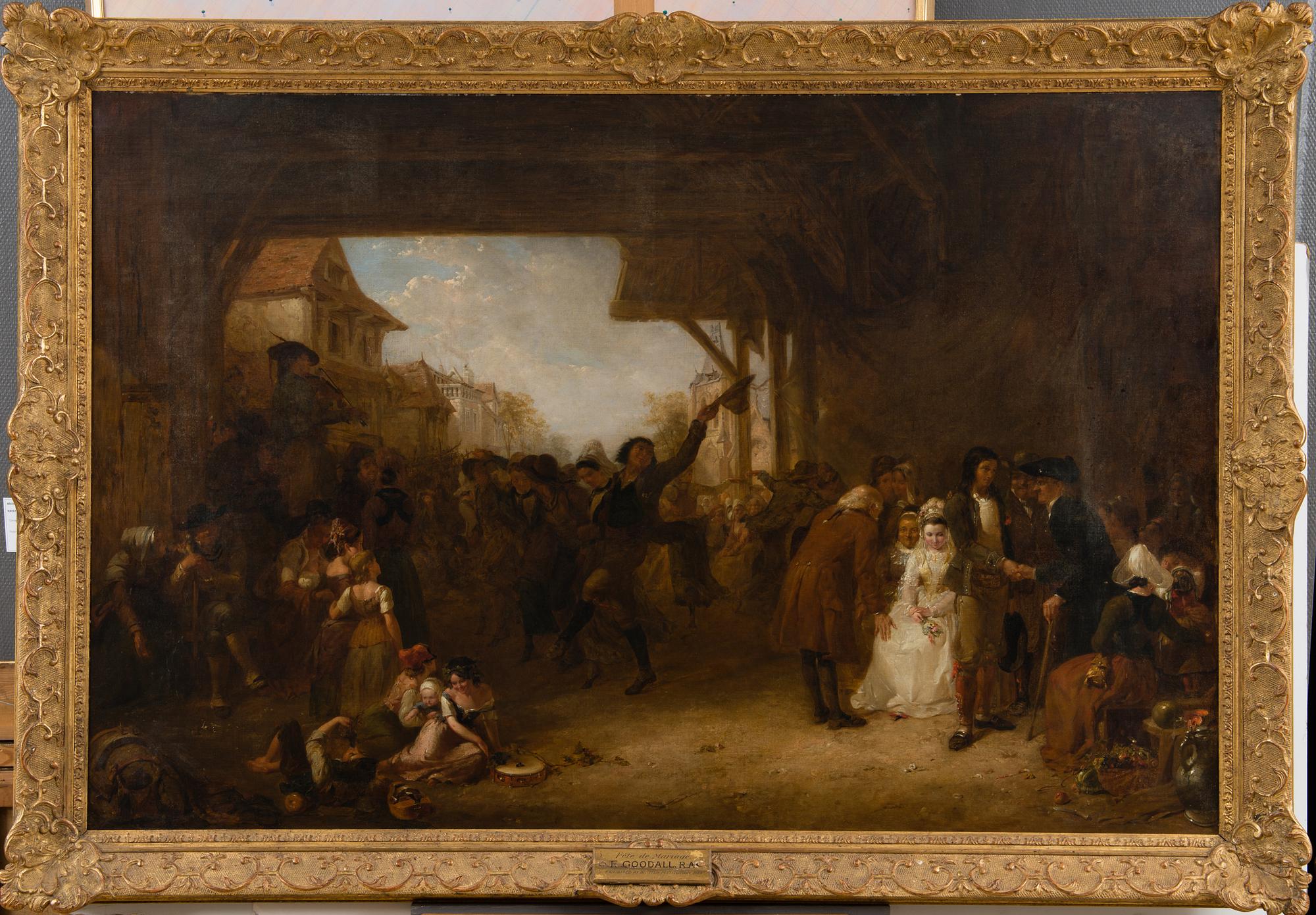 FREDRICK GOODALL, BRÖLLOPSSCEN.