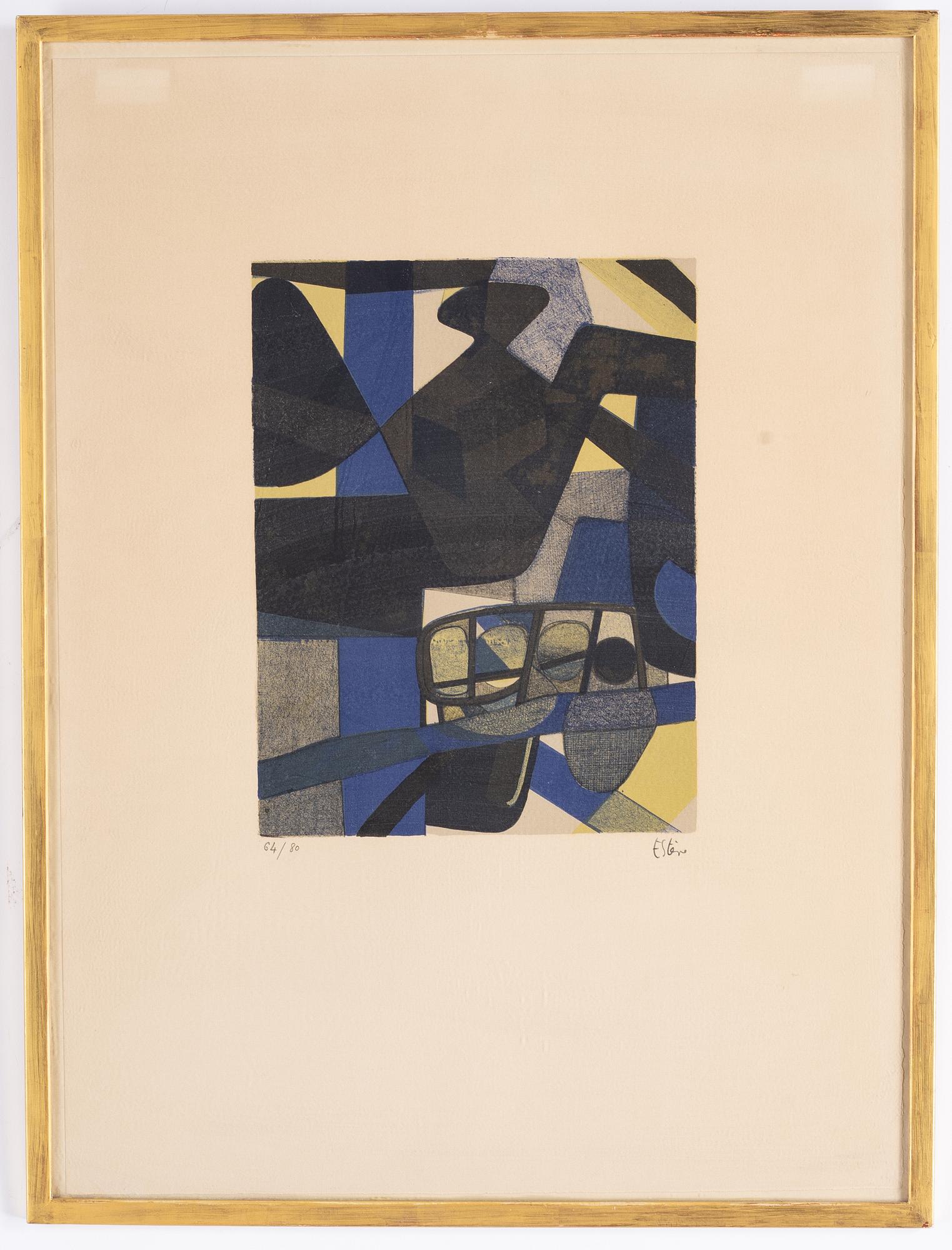 Maurice Estève, lithograph in colors, signed and numbered 64/80.