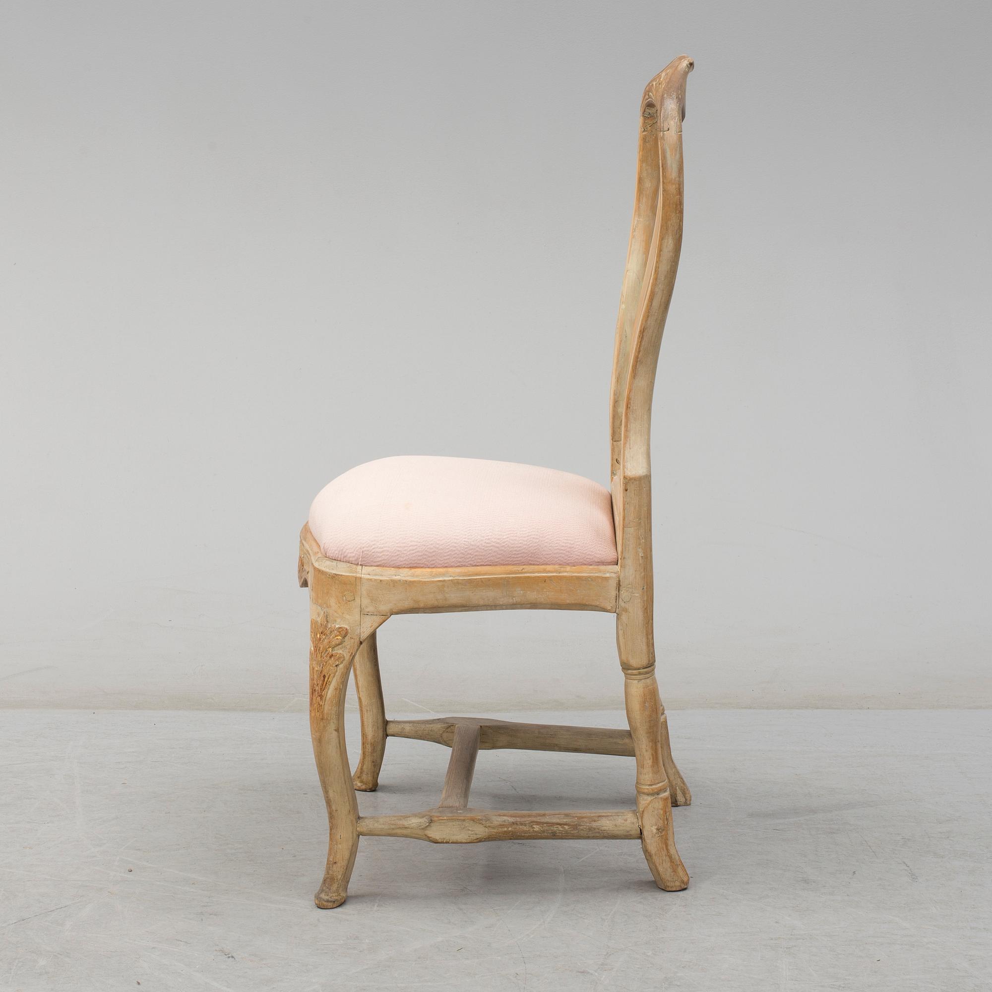 STOL, rokoko, stockholmsarbete, 1700-talets andra hälft.