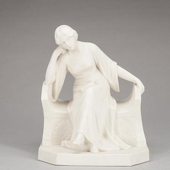 FIGURIN, parian, Gustavsberg, 1924.