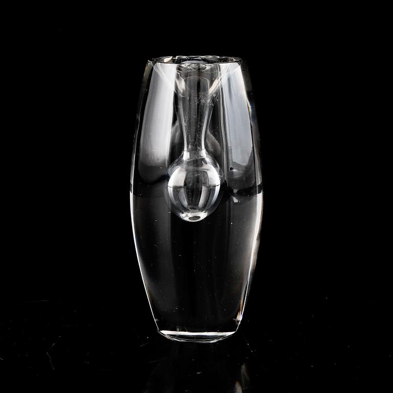 Tapio Wirkkala, glass vase, "Tokio", signed and dated -57.