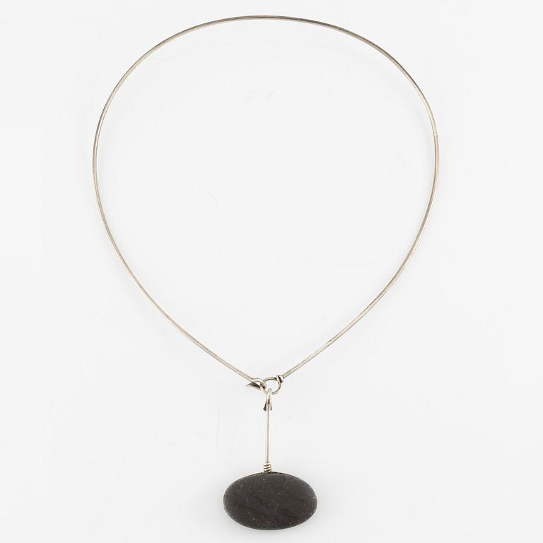 Vivianna Torun Bülow-Hübe, collier, silver med natursten.