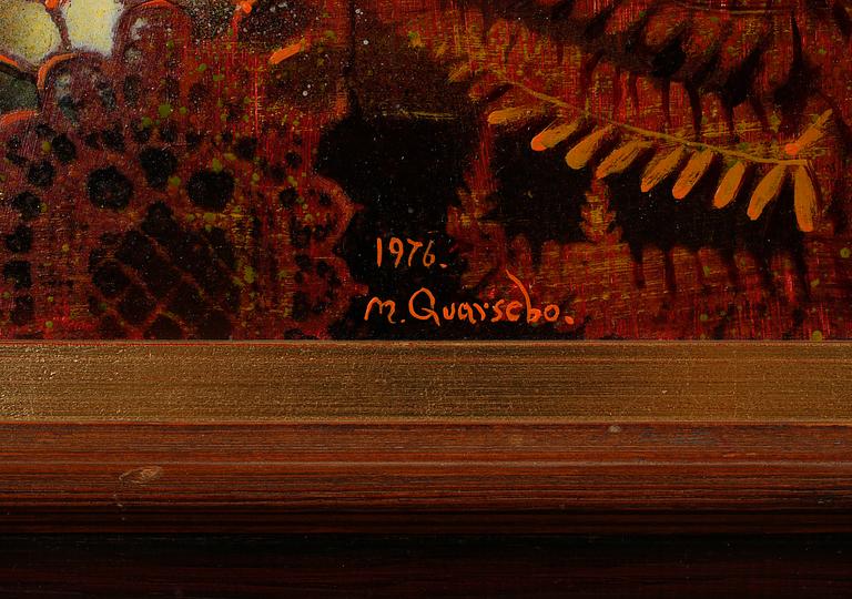 MICHAEL QVARSEBO, olja på pannå, signerad och daterad 1976.