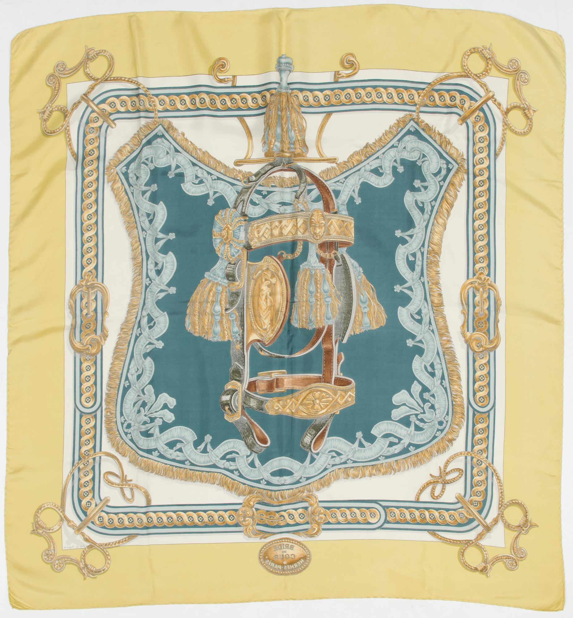 HERMÈS, "Bride de Cour", SCARF.