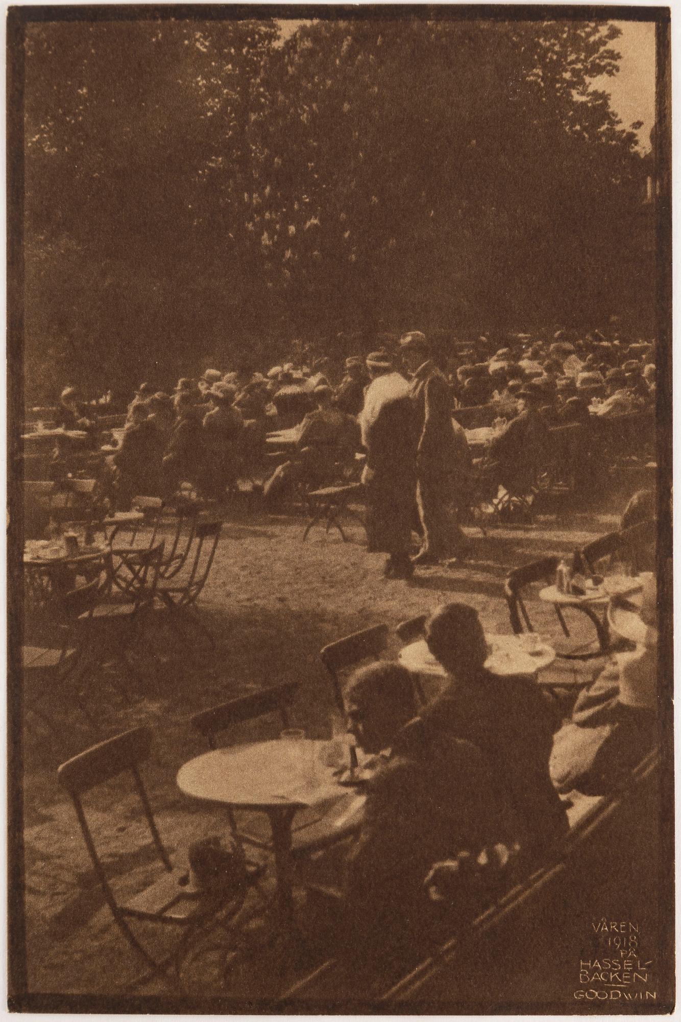 HENRY B. GOODWIN, Two photo gravures from the book Vårt vackra Stockholm signed in the negative.
