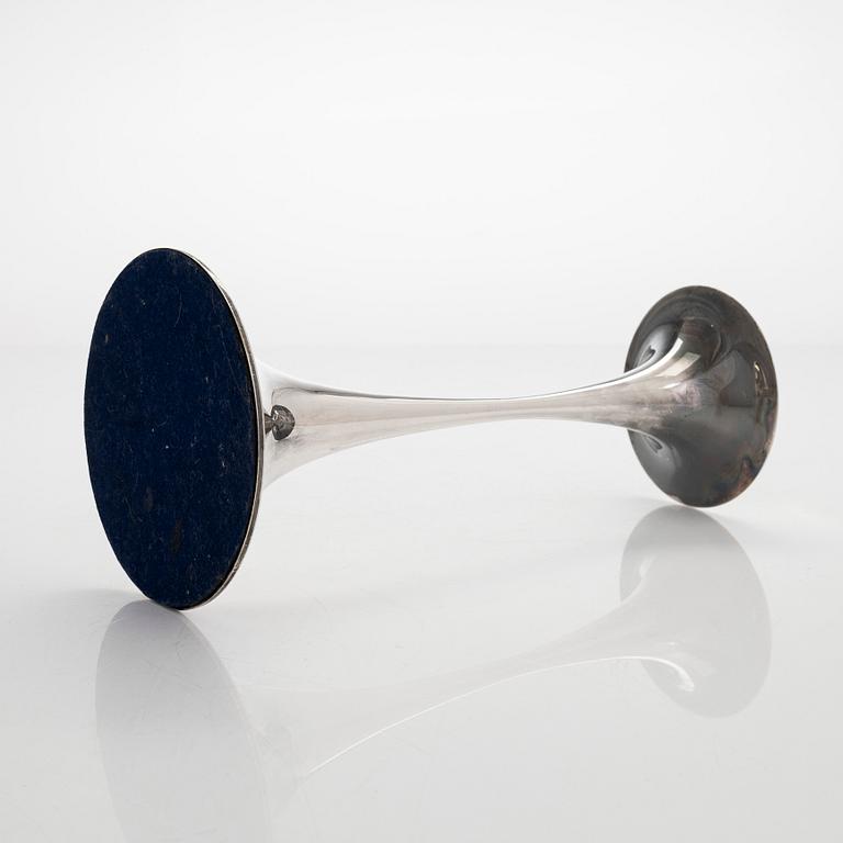 Tapio Wirkkala, a 'Trumpetti' silver candlestick, Kultakeskus, Hämeenlinna.