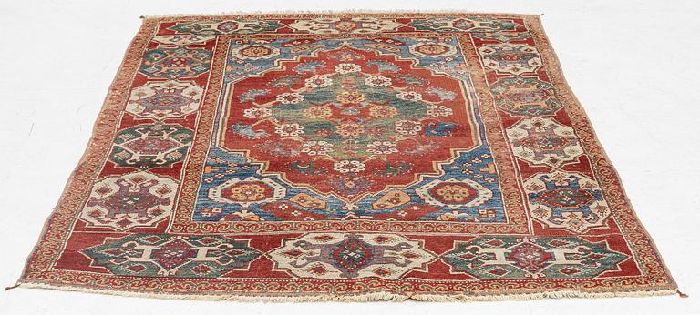 A 'Transylvanian' double-nische rug West Anatolian, 18th century, c. 190 x 130 cm.