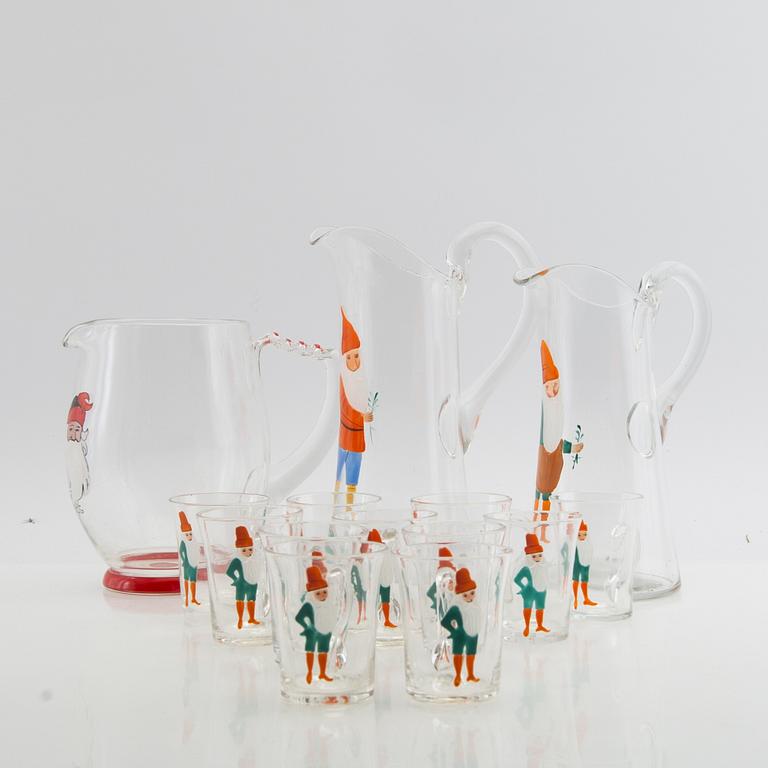 Glögg service 14 dl 20th century.