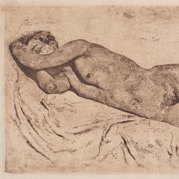 Lotte Laserstein, Traute resting.