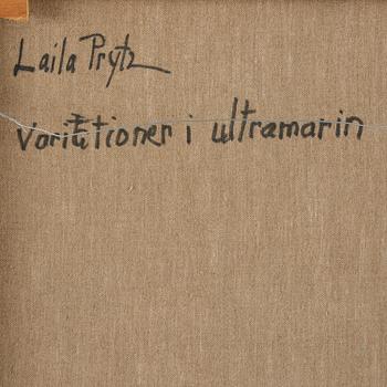 Laila Prytz, "Variationer i ultramarin".