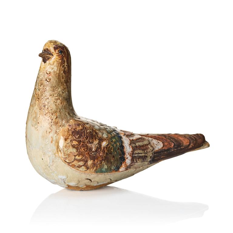 Tyra Lundgren, a stoneware sculpture of a dove, Gustavsberg, Sweden ca 1949.