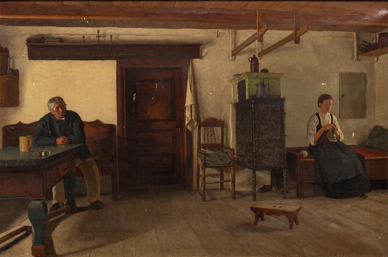Nils Janzon, Traditional interior.