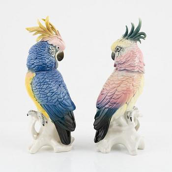 Two porcelain figurines, Karl Ens, Germany, 20th Century.