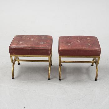 A pair of late 20th century stools.