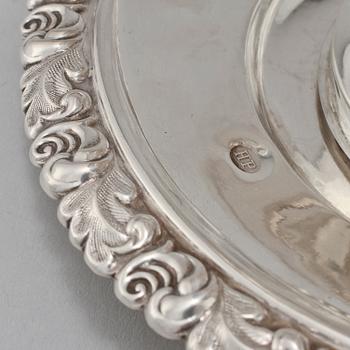 SÅSSKÅL, silver, Olof Pehr Hallberg, Norrköping, 1847. Vikt 355 g.